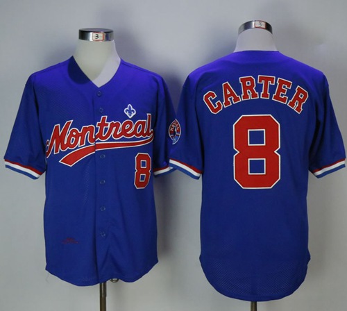 Mitchell And Ness BP Expos #8 Gary Carter Blue Throwback Stitched MLB Jersey Mitchell And Ness BP Expos #8 Gary Carter Blue Throwback Stitched MLB Jersey