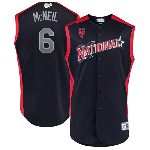 Mets #6 Jeff McNeil Navy 2019 All-Star National League Stitched MLB Jersey Mets #6 Jeff McNeil Navy 2019 All-Star National League Stitched MLB Jersey