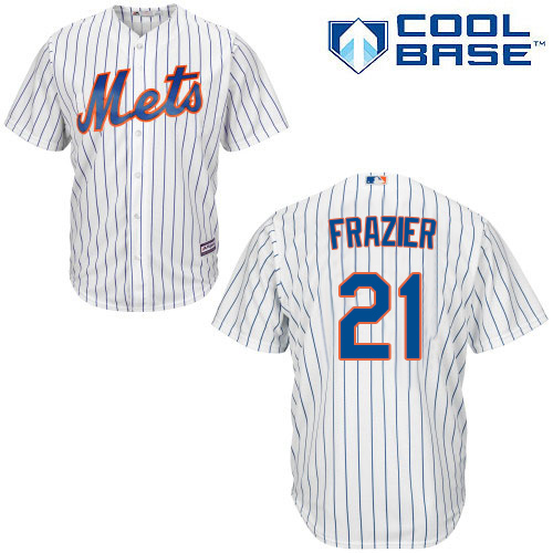 Mets #21 Todd Frazier White(Blue Strip) New Cool Base Stitched MLB Jersey Mets #21 Todd Frazier White(Blue Strip) New Cool Base Stitched MLB Jersey
