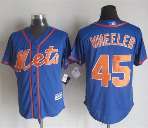 Mets #45 Zack Wheeler Blue Alternate Home New Cool Base Stitched MLB Jersey Mets #45 Zack Wheeler Blue Alternate Home New Cool Base Stitched MLB Jersey