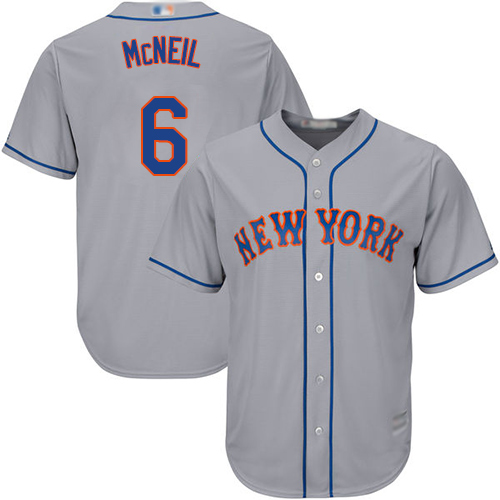 Mets #6 Jeff McNeil Grey New Cool Base Stitched MLB Jersey Mets #6 Jeff McNeil Grey New Cool Base Stitched MLB Jersey