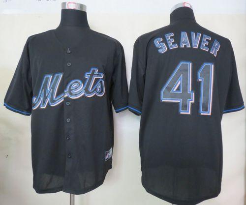 Mets #41 Tom Seaver Black Fashion Stitched MLB Jersey Mets #41 Tom Seaver Black Fashion Stitched MLB Jersey