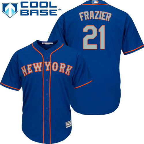 Mets #21 Todd Frazier Blue New Cool Base Alternate Home Stitched MLB Jersey Mets #21 Todd Frazier Blue New Cool Base Alternate Home Stitched MLB Jersey
