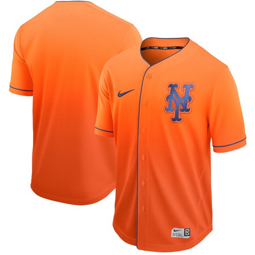 Nike Mets Blank Orange Fade Authentic Stitched MLB Jersey Nike Mets Blank Orange Fade Authentic Stitched MLB Jersey