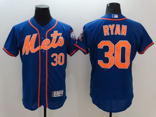 Mets #30 Nolan Ryan Blue Flexbase Authentic Collection Stitched MLB Jersey Mets #30 Nolan Ryan Blue Flexbase Authentic Collection Stitched MLB Jersey