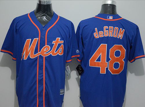 Mets #48 Jacob DeGrom Blue New Cool Base Alternate Home Stitched MLB Jersey Mets #48 Jacob DeGrom Blue New Cool Base Alternate Home Stitched MLB Jersey
