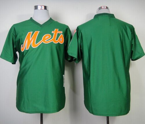 Mitchell And Ness Mets Blank Green Throwback Stitched MLB Jersey Mitchell And Ness Mets Blank Green Throwback Stitched MLB Jersey