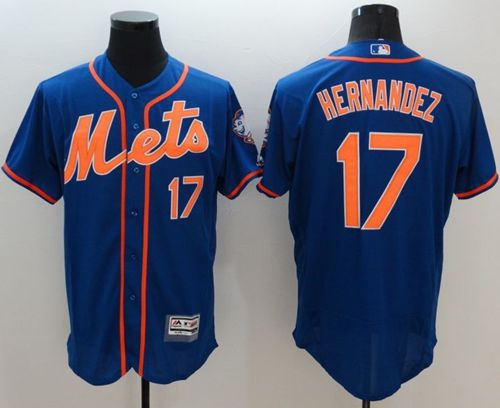 Mets #17 Keith Hernandez Blue Flexbase Authentic Collection Stitched MLB Jersey Mets #17 Keith Hernandez Blue Flexbase Authentic Collection Stitched MLB Jersey