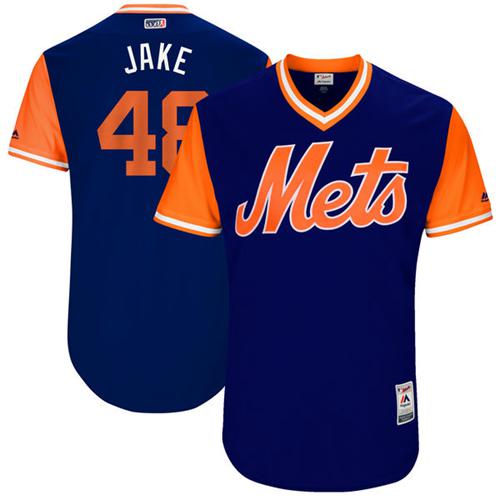 Mets #48 Jacob DeGrom Royal 