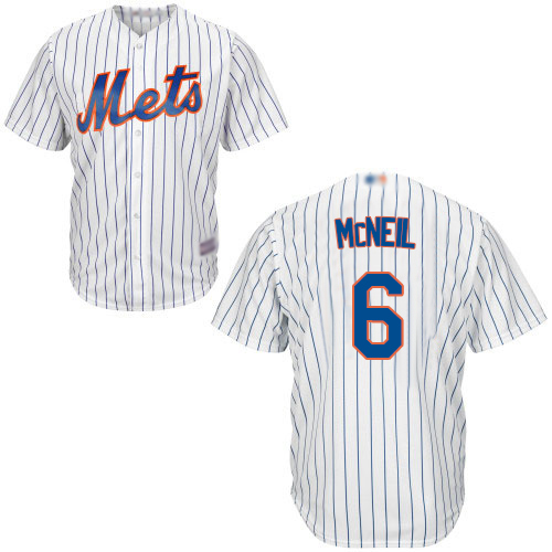 Mets #6 Jeff McNeil White(Blue Strip) New Cool Base Stitched MLB Jersey Mets #6 Jeff McNeil White(Blue Strip) New Cool Base Stitched MLB Jersey