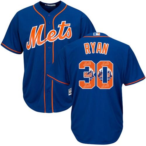 Mets #30 Nolan Ryan Blue Team Logo Fashion Stitched MLB Jersey Mets #30 Nolan Ryan Blue Team Logo Fashion Stitched MLB Jersey