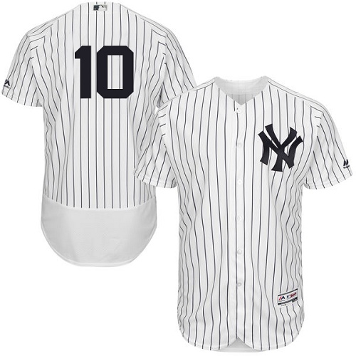 Yankees #10 Phil Rizzuto White Strip Flexbase Authentic Collection Stitched MLB Jersey Yankees #10 Phil Rizzuto White Strip Flexbase Authentic Collection Stitched MLB Jersey