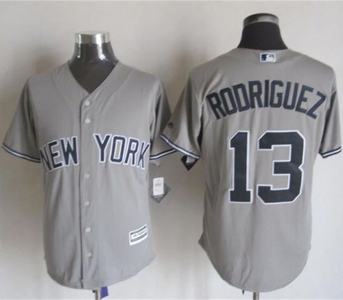Yankees #13 Alex Rodriguez Grey New Cool Base Stitched MLB Jersey Yankees #13 Alex Rodriguez Grey New Cool Base Stitched MLB Jersey