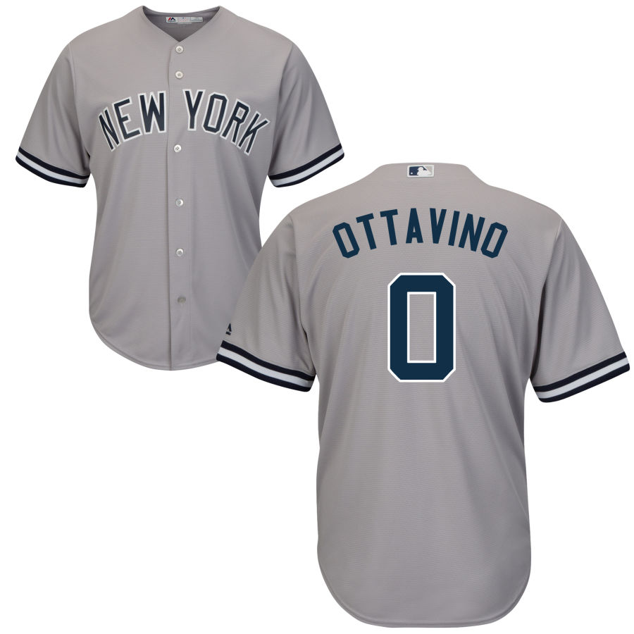 Yankees #0 Adam Ottavino Gray Cool Base Stitched MLB Jersey Yankees #0 Adam Ottavino Gray Cool Base Stitched MLB Jersey