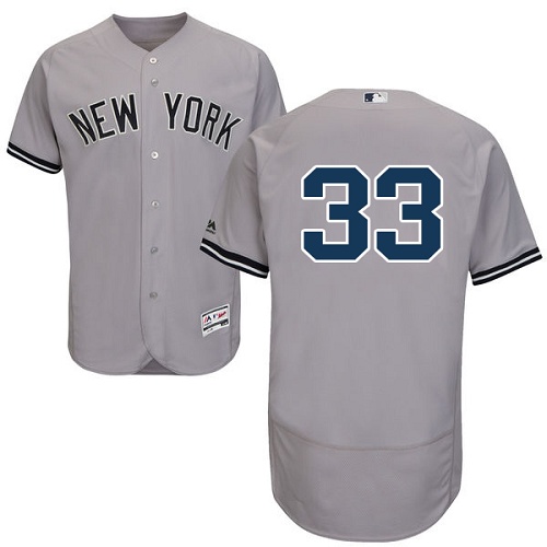 Yankees #33 Greg Bird Grey Flexbase Authentic Collection Stitched MLB Jersey Yankees #33 Greg Bird Grey Flexbase Authentic Collection Stitched MLB Jersey