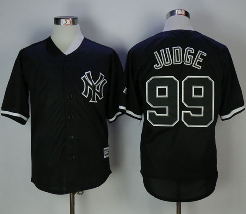 Yankees #99 Aaron Judge Black Fashion Stitched MLB Jersey Yankees #99 Aaron Judge Black Fashion Stitched MLB Jersey