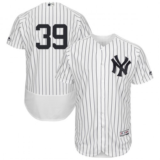 Yankees #39 Mike Tauchman White Strip Flexbase Authentic Collection Stitched MLB Jersey Yankees #39 Mike Tauchman White Strip Flexbase Authentic Collection Stitched MLB Jersey