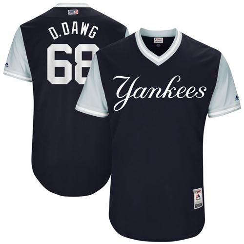 Yankees #68 Dellin Betances Navy 