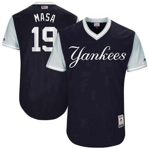 Yankees #19 Masahiro Tanaka Navy 