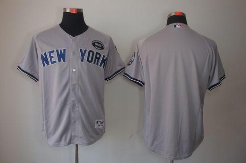 Yankees Blank Grey GMS "The Boss" Stitched MLB Jersey Yankees Blank Grey GMS "The Boss" Stitched MLB Jersey