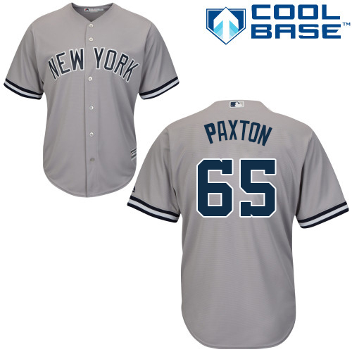 Yankees #65 James Paxton Grey New Cool Base Stitched MLB Jersey Yankees #65 James Paxton Grey New Cool Base Stitched MLB Jersey