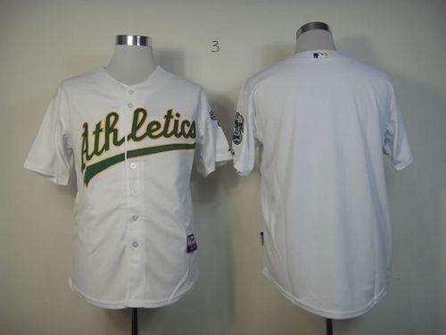 Athletics Blank White Cool Base Stitched MLB Jersey Athletics Blank White Cool Base Stitched MLB Jersey