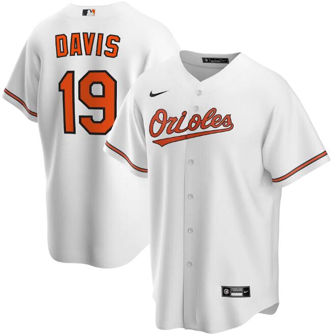 Men's Baltimore Orioles #19 Chris Davis White MLB Cool Base Stitched Jersey Men's Baltimore Orioles #19 Chris Davis White MLB Cool Base Stitched Jersey
