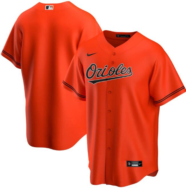 Men's Baltimore Orioles Blank Orange MLB Cool Base Stitched Jersey Men's Baltimore Orioles Blank Orange MLB Cool Base Stitched Jersey