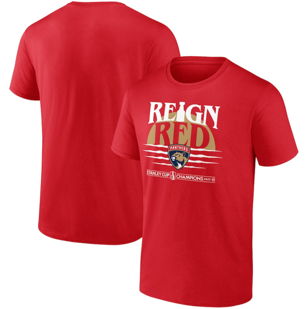 Men's Florida Panthers Red 2025 Stanley Cup Champions Hometown DNA T-Shirt Men's Florida Panthers Red 2025 Stanley Cup Champions Hometown DNA T-Shirt