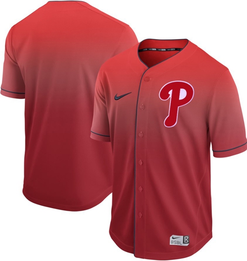 Nike Phillies Blank Red Fade Authentic Stitched MLB Jersey Nike Phillies Blank Red Fade Authentic Stitched MLB Jersey