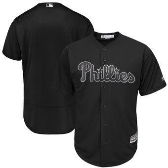 Philadelphia Phillies Blank Majestic 2019 Players' Weekend Cool Base Team Jersey Black