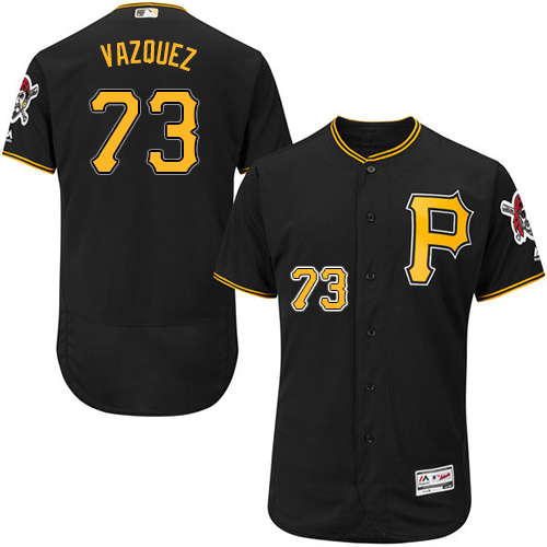 Pirates #73 Felipe Vazquez Black Flexbase Authentic Collection Stitched MLB Jersey Pirates #73 Felipe Vazquez Black Flexbase Authentic Collection Stitched MLB Jersey