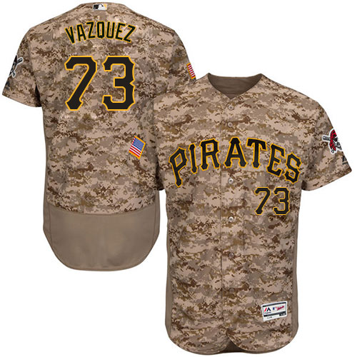 Pirates #73 Felipe Vazquez Camo Flexbase Authentic Collection Stitched MLB Jersey Pirates #73 Felipe Vazquez Camo Flexbase Authentic Collection Stitched MLB Jersey