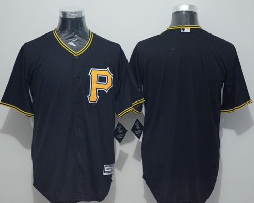 Pirates Blank Black New Cool Base Stitched MLB Jersey Pirates Blank Black New Cool Base Stitched MLB Jersey