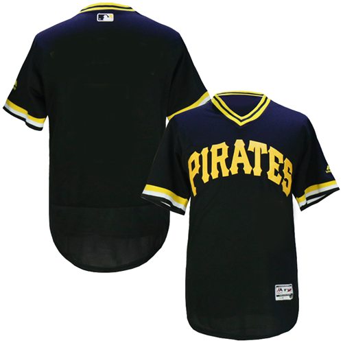 Pirates Blank Black Flexbase Authentic Collection Cooperstown Stitched MLB Jersey Pirates Blank Black Flexbase Authentic Collection Cooperstown Stitched MLB Jersey
