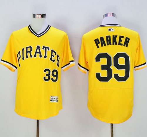 Pirates #39 Dave Parker Gold Flexbase Authentic Collection Cooperstown Stitched MLB Jersey Pirates #39 Dave Parker Gold Flexbase Authentic Collection Cooperstown Stitched MLB Jersey