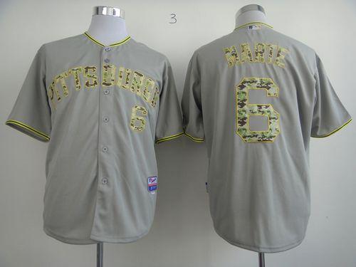 Pirates #6 Starling Marte Grey USMC Cool Base Stitched MLB Jersey Pirates #6 Starling Marte Grey USMC Cool Base Stitched MLB Jersey