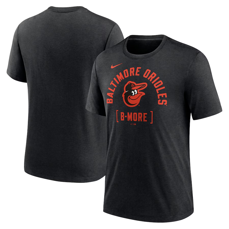 Men's Baltimore Orioles Black T-Shirt Men's Baltimore Orioles Black T-Shirt