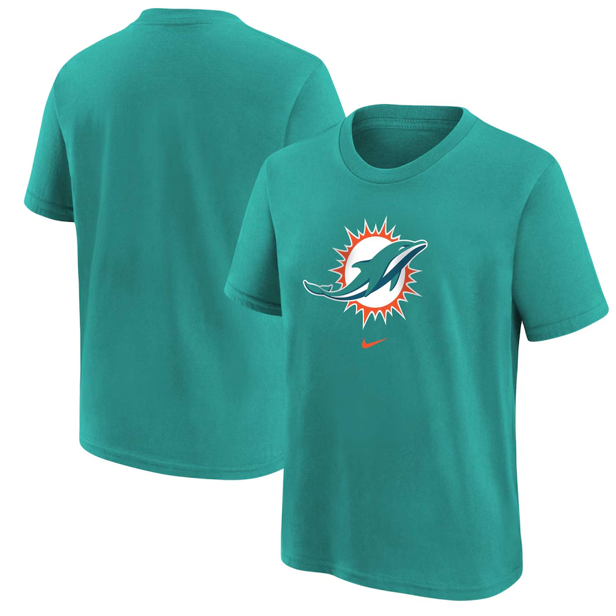 Men's Miami Dolphins Aqua T-Shirt