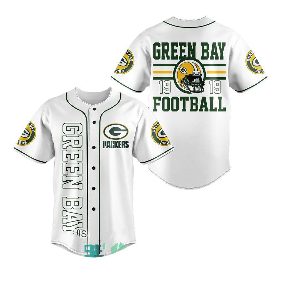 Men's Green Bay Packers 1919 Football Baseball Jersey Men's Green Bay Packers 1919 Football Baseball Jersey
