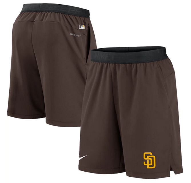 Men's San Diego Padres Brown Shorts Men's San Diego Padres Brown Shorts
