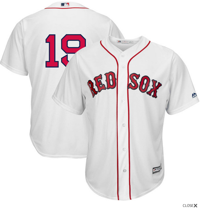 Boston Red Sox #19 Jackie Bradley Jr. Majestic Home Official Cool Base Player Jersey White Boston Red Sox #19 Jackie Bradley Jr. Majestic Home Official Cool Base Player Jersey White