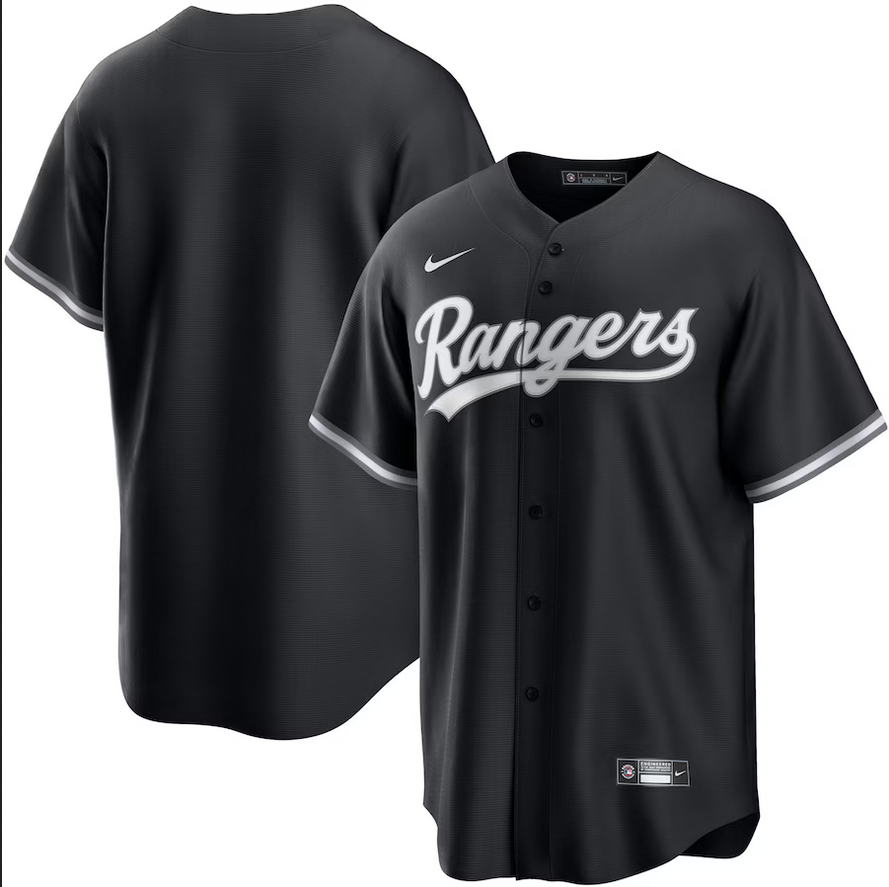 Men's Texas Rangers Active Player Custom Black Stitched Baseball Jersey Men's Texas Rangers Active Player Custom Black Stitched Baseball Jersey