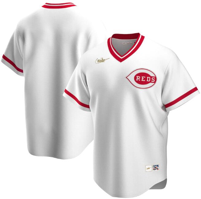 Men's Cincinnati Reds Blank New White MLB Cool Base Stitched Jersey Men's Cincinnati Reds Blank New White MLB Cool Base Stitched Jersey