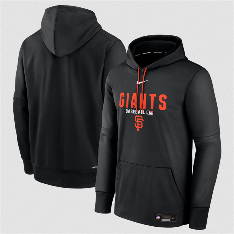 Men's San Francisco Giants Black 2026 Collection Therma-FIT Hoodie Men's San Francisco Giants Black 2026 Collection Therma-FIT Hoodie