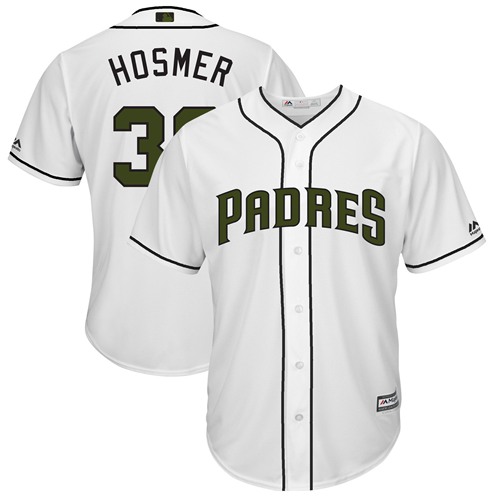 Padres #30 Eric Hosmer White New Cool Base 2018 Memorial Day Stitched MLB Jersey Padres #30 Eric Hosmer White New Cool Base 2018 Memorial Day Stitched MLB Jersey