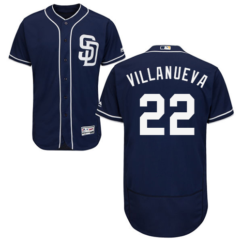 Padres #22 Christian Villanueva Navy Blue Flexbase Authentic Collection Stitched MLB Jersey Padres #22 Christian Villanueva Navy Blue Flexbase Authentic Collection Stitched MLB Jersey