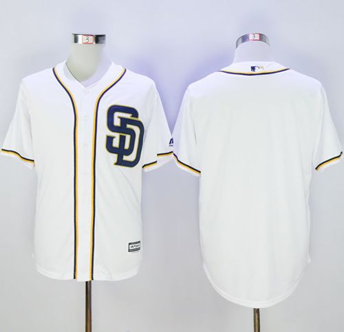 Padres Blank White New Cool Base Stitched MLB Jersey Padres Blank White New Cool Base Stitched MLB Jersey