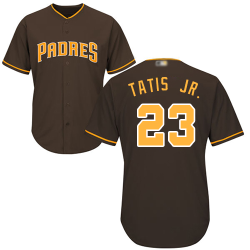 Padres #23 Fernando Tatis Jr. Brown New Cool Base Stitched MLB Jersey Padres #23 Fernando Tatis Jr. Brown New Cool Base Stitched MLB Jersey