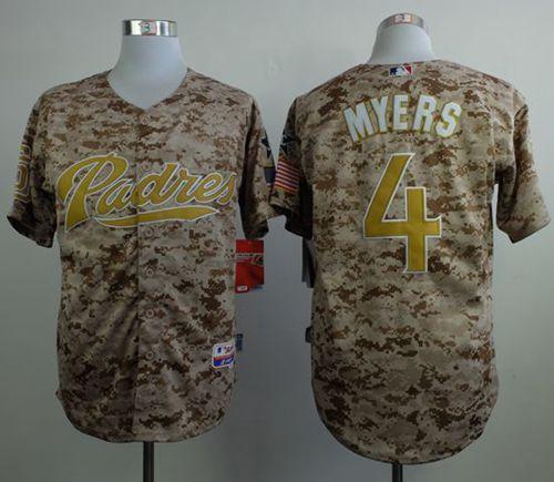 Padres #4 Wil Myers Camo Alternate 2 Cool Base Stitched MLB Jersey Padres #4 Wil Myers Camo Alternate 2 Cool Base Stitched MLB Jersey